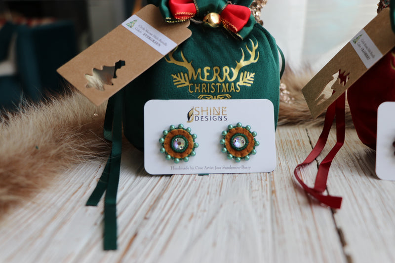 Holiday Packaging *Individual: Tea & Bead Bundle (Moose Hide + Complete Sewing & Beading Kit + Mother Earth Tea + Online Pre-Recorded Tutorial)